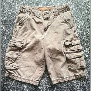 Lee Dungarees Cargo Shorts Brown Size 14 Regular
